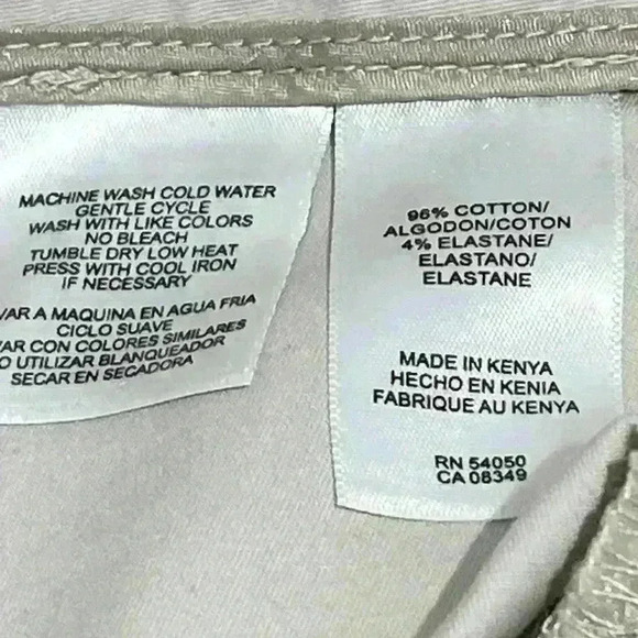 Jones, New  York signature women’s stretch cream capris size 16 - Picture 4 of 5